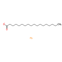 Octadecanoate, lead salt (1:1) Structure