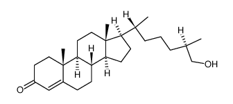 27-hydroxy Cholestenone structure