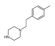 N-[2-(4-methylphenyl)ethyl]piperazine结构式