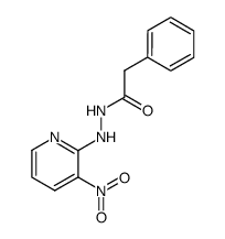 2-Phenylacetylhydrazino-3-nitropyridin Structure