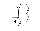 (1S,9R)-6,10,10-trimethylbicyclo[7.2.0]undec-(5E)-en-2-one Structure