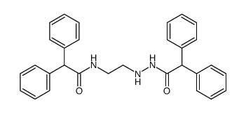 N-[2-(N'-Diphenylacetyl-hydrazino)-ethyl]-2,2-diphenyl-acetamide结构式