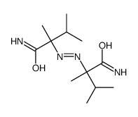 2-[(1-amino-2,3-dimethyl-1-oxobutan-2-yl)diazenyl]-2,3-dimethylbutanamide Structure