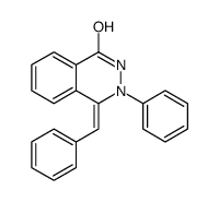 4-benzylidene-3-phenyl-2H-phthalazin-1-one结构式