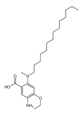 5-amino-4-ethoxy-2-[methyl(tetradecyl)amino]benzoic acid Structure