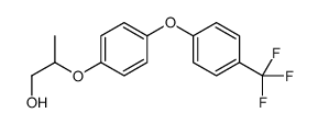 2-[4-[4-(trifluoromethyl)phenoxy]phenoxy]propan-1-ol Structure