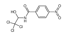 N-(2,2,2-trichloro-1-hydroxyethyl)-4-nitrobenzamide结构式