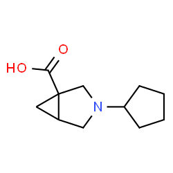 3-Azabicyclo[3.1.0]hexane-1-carboxylicacid,3-cyclopentyl-(9CI)结构式