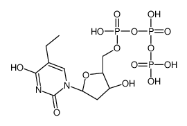 5-ethyl-2'-deoxyuridine triphosphate Structure