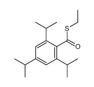 S-ethyl 2,4,6-tri(propan-2-yl)benzenecarbothioate结构式