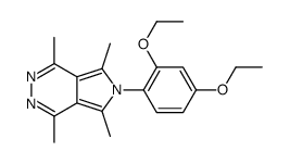 6-(2,4-diethoxyphenyl)-1,4,5,7-tetramethylpyrrolo[3,4-d]pyridazine Structure