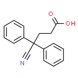 4-CYANO-4,4-DIPHENYLBUTANOIC ACID Structure