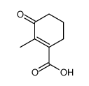 2-methyl-3-oxocyclohexene-1-carboxylic acid Structure