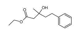 ethyl 3-hydroxy-3-methyl-5-phenyl-pentanoate Structure