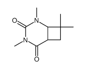 3,5,7,7-tetramethyl-3,5-diazabicyclo[4.2.0]octane-2,4-dione Structure