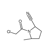 2-Pyrrolidinecarbonitrile, 1-(chloroacetyl)-5-methyl-, (2S,5S)- (9CI) Structure