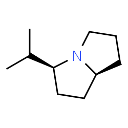 1H-Pyrrolizine,hexahydro-3-(1-methylethyl)-,trans-(9CI) Structure