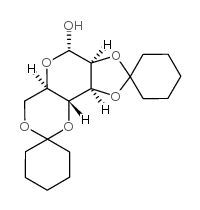 2,3:4,6-Di-o-cyclohexylidene-a-D-mannopyranose结构式