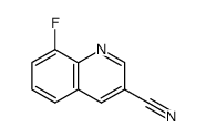 8-Fluoroquinoline-3-carbonitrile Structure