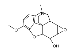 Morphinan-6-ol,4,5:7,8-diepoxy-3-methoxy-17-methyl-,(5alpha,6alpha,7beta,8beta)结构式