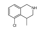 5-chloro-4-methyl-1,2,3,4-tetrahydroisoquinoline结构式