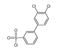 3-(3,4-二氯苯基)苯磺酰氯结构式