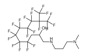 1-[[3-(dimethylamino)propyl]amino]-4,4,5,5,6,6,7,7,8,8,9,9,10,11,11,11-hexadecafluoro-10-(trifluoromethyl)undecan-2-ol Structure