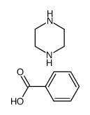 piperazine, benzoate Structure