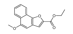 ethyl 5-methoxybenzo[g][1]benzofuran-2-carboxylate结构式