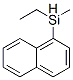 Ethylmethyl(1-naphtyl)silane structure