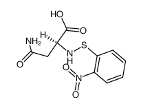 N-O-NPS-L-ASPARAGINE Structure