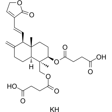 Kalii Dehydrographolidi Succinas Structure