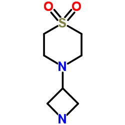 4-(Azetidin-3-yl)thiomorpholine 1,1-dioxide Structure