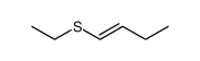 E/Z-1-butenyl ethyl sulfide Structure