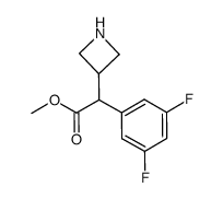 methyl azetidin-3-yl(3,5-difluorophenyl)acetate Structure