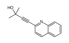 2-Methyl-4-(quinolin-2-yl)but-3-yn-2-ol Structure