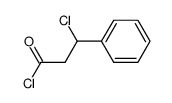 3-chloro-3-phenylpropanoic acid chloride结构式