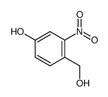 4-羟甲基-3-硝基苯酚结构式