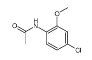 N-(4-chloro-2-methoxyphenyl)acetamide结构式