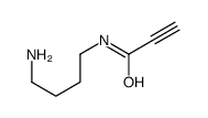 N-(4-aminobutyl)prop-2-ynamide结构式