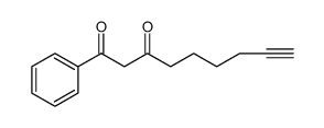 8-Nonyne-1,3-dione, 1-phenyl Structure