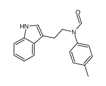 N-(2-INDOL-3-YLETHYL)(4-METHYLPHENYL)FORMAMIDE结构式