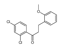 2',4'-DICHLORO-3-(2-METHOXYPHENYL)PROPIOPHENONE结构式