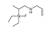 2-[diethyl(fluoro)silyl]-N-prop-2-enylpropan-1-amine结构式