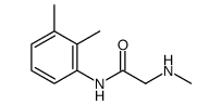 Acetamide, N-(2,3-dimethylphenyl)-2-(methylamino) Structure