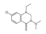 7-Chloro-3-dimethylamino-1-ethyl-2,3-dihydro-1H-quinazoline-4-thione Structure