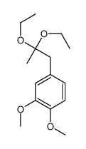 4-(2,2-diethoxypropyl)-1,2-dimethoxybenzene结构式