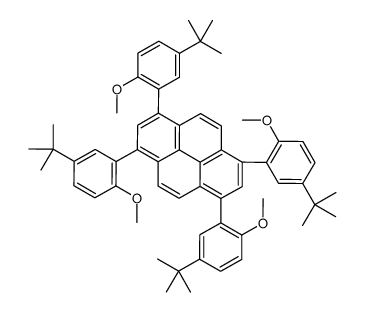 1,3,6,8-tetrakis(5-tert-butyl-2-methoxyphenyl)pyrene Structure