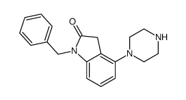 1-benzyl-4-piperazin-1-yl-3H-indol-2-one Structure