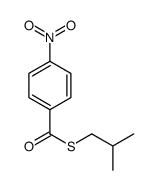 S-(2-methylpropyl) 4-nitrobenzenecarbothioate Structure